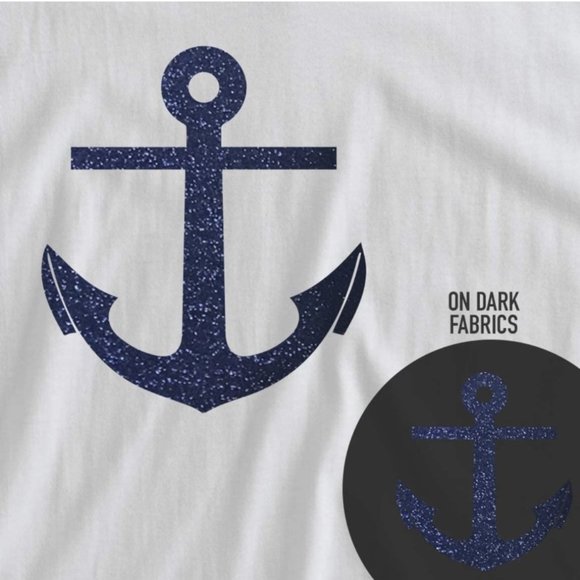 20" x 12" Glitter Royal Blue Siser Easyweed HTV Heat Transfer Iron-On Vinyl - Picture 2 of 5